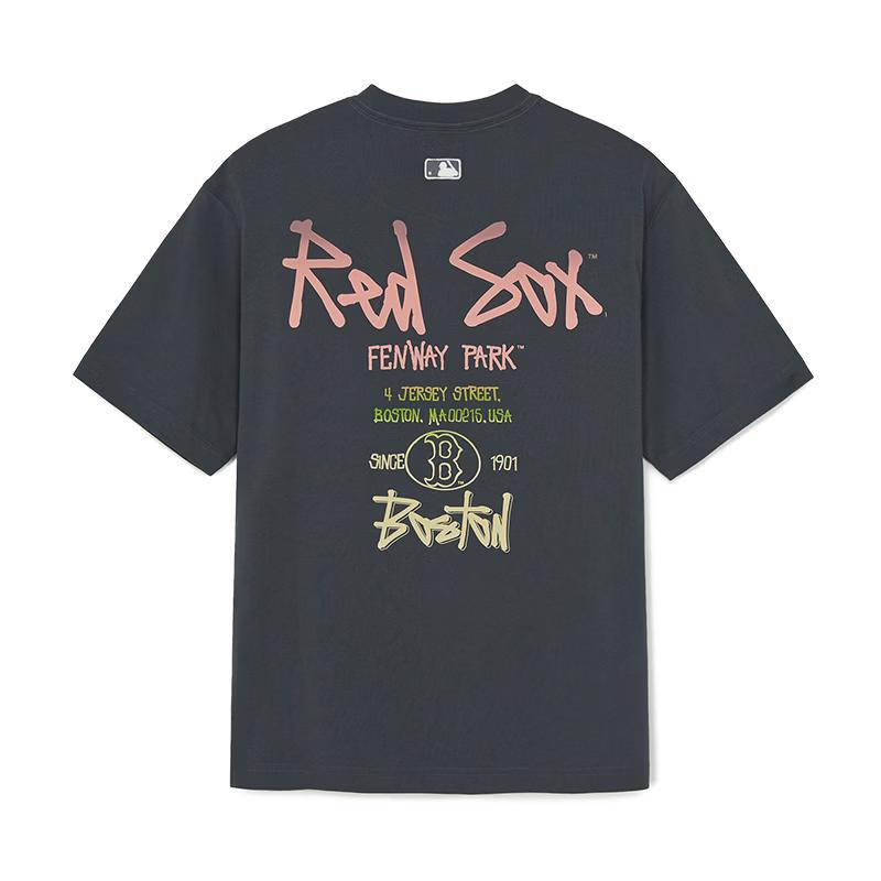 MLB Unisex Gradient Graffiti Cooling Loose-Fit T-Shirt XL