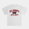 Vintage EE St. John’s Athletic Dept Oversized Cotton Unisex Graphic T-shirt