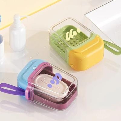 Compact Sealed Soap Container For Gym Goers Water Resistant Plastic Storage Box With Ventilation Holes