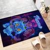 Custom KPop Demon Hunters Mat Personalized Name, Polyester Washable Indoor Entryway Rug, Gift for Christmas, Easter, Thanksgiving Day