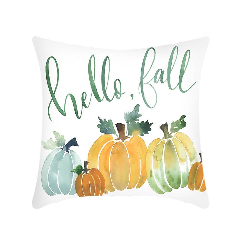 Feiertag Thanksgiving Kissenbezug Plüsch Bedruckt Sofa Wohnzimmer Bett Büro Kissenbezug Enthält keinen Kissenkern