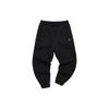 Fila Solid Color Embroidered Logo Simple Cuffed Sports Pants Women Bottoms Black F61W218657FBK