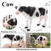 Oenux Farm Model Simulation Horse Cow Goat Donkey Pig Dog Action Figures Poultry Animals Figurine Education Lovely Kids Toy Gift