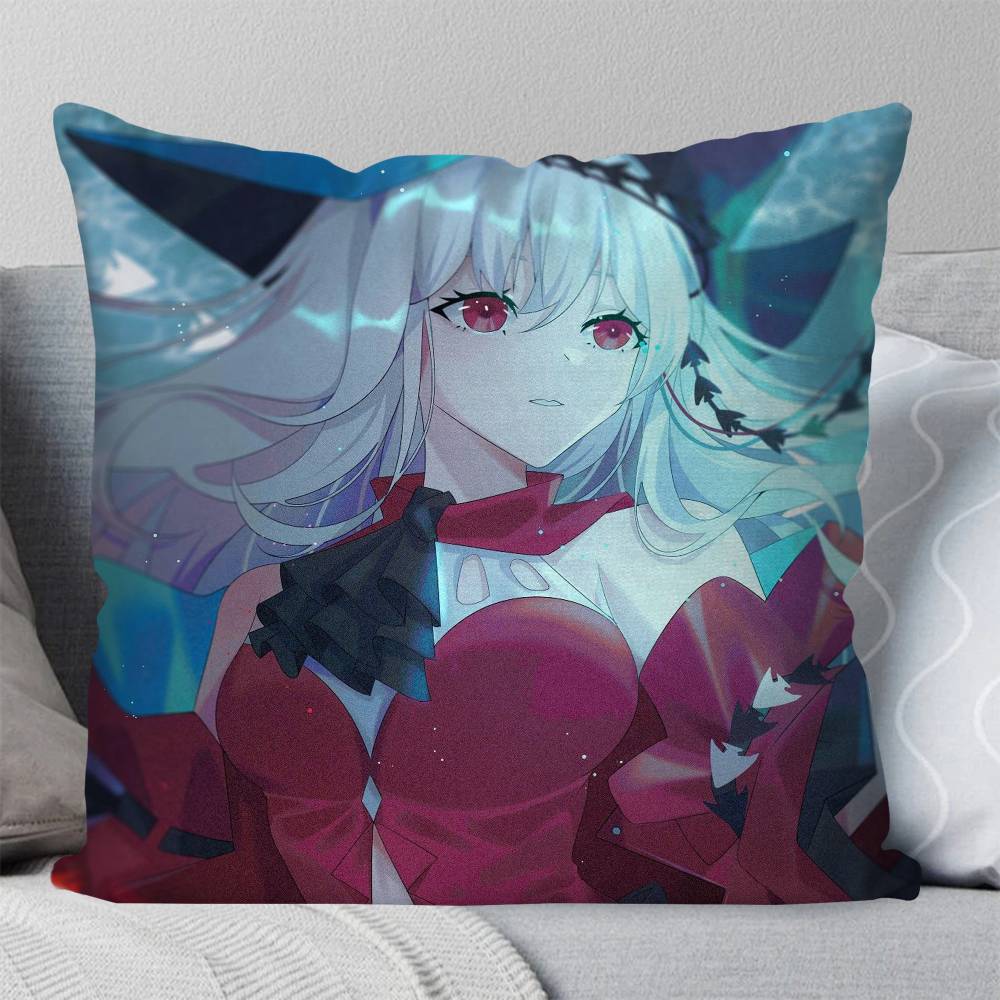 Skadi Animated Game AArknights Pillow Case Fashion Square Pillowcase Bedroom Sofa Room Ins Decoration Leisure