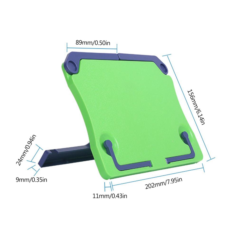 Book Stand Reading in Bed Laptop Reading Holder with Page Paper Clips for Reading Hands Free Portable Reading Book Shelf