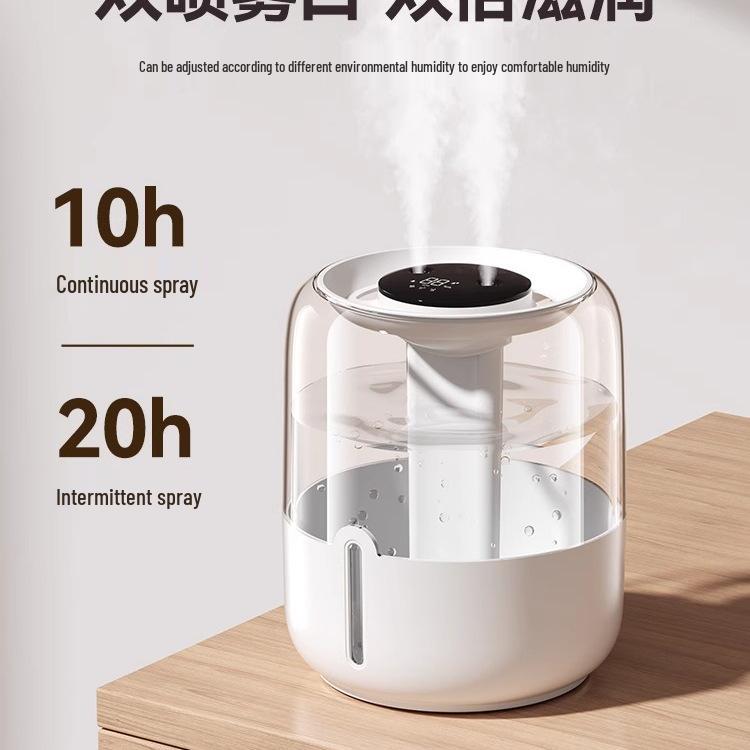 6.8L High Mist Humidifier: Silent Desktop Aromatherapy for Home, Office, Bedroom - USB Portable for Pregnant Users