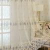Screen Curtain European Embroidery Embroidery Window Screen Curtain Light Transmission Partition Living Room Bedroom Bay Window Balcony