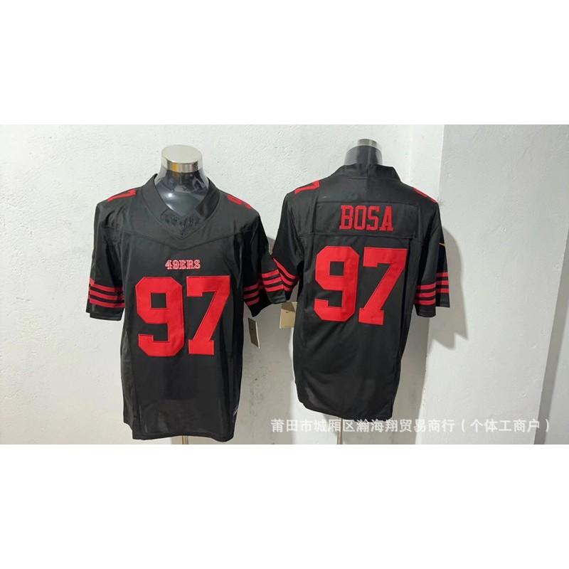 49ers Football Jersey Embroidered American Game Uniform Sports Training Shirt