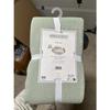 Single Duvet Cover Double-Sided Cotton Gauze 125gr/m2 220x240 Cm +2 Pillowcases 63x63cm Water Green
