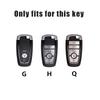 Metal Leather Car Smart Key Case Protect Shell For Ford Explorer Edge Escape Bronco F-150 Mustang Focus MK4 Kuga Taurus Sticker RM9