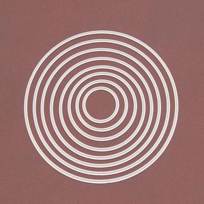 Round Circle Shape Frame Cutting Dies Metal Stencil DIY Scrapbooking Album Paper Card Embossing Craft Die Cut Template