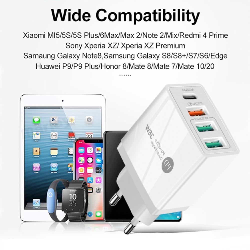 

Мобильное зарядное устройство из огнестойкого материала для ПК PD 20 Вт, адаптер для быстрой зарядки, британская вилка