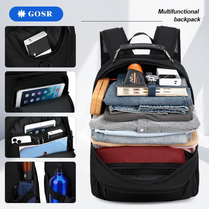 Laptop Backpacks 16 Inch Oxford Laptop Backpack USB Port Travel Business Daypack 20-35L