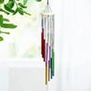 Aluminum Rotating Wood 12tube Solid Wind Chime