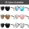 2 Pairs and 6 Pairs Vacation Sun Glasses Plastic Light Classic Oval Eyewear for Women and Men for Outdoor Travel Beach Vocation