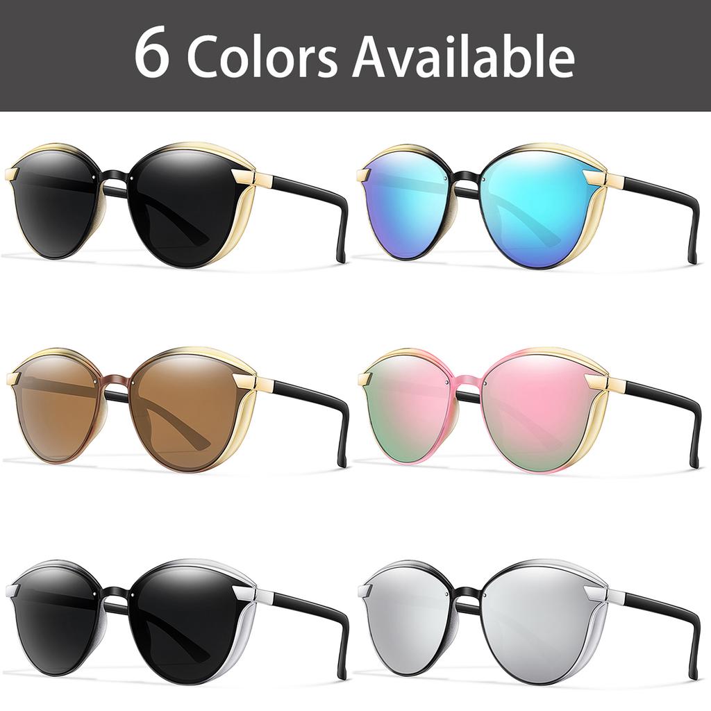 2 Pairs and 6 Pairs Vacation Sun Glasses Plastic Light Classic Oval Eyewear for Women and Men for Outdoor Travel Beach Vocation