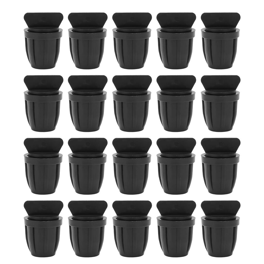 20 STÜCKE 8 11 Schlauch Endstopfen mit Verschluss Tropf Bewässerung Schlauch Stachelendstopfen