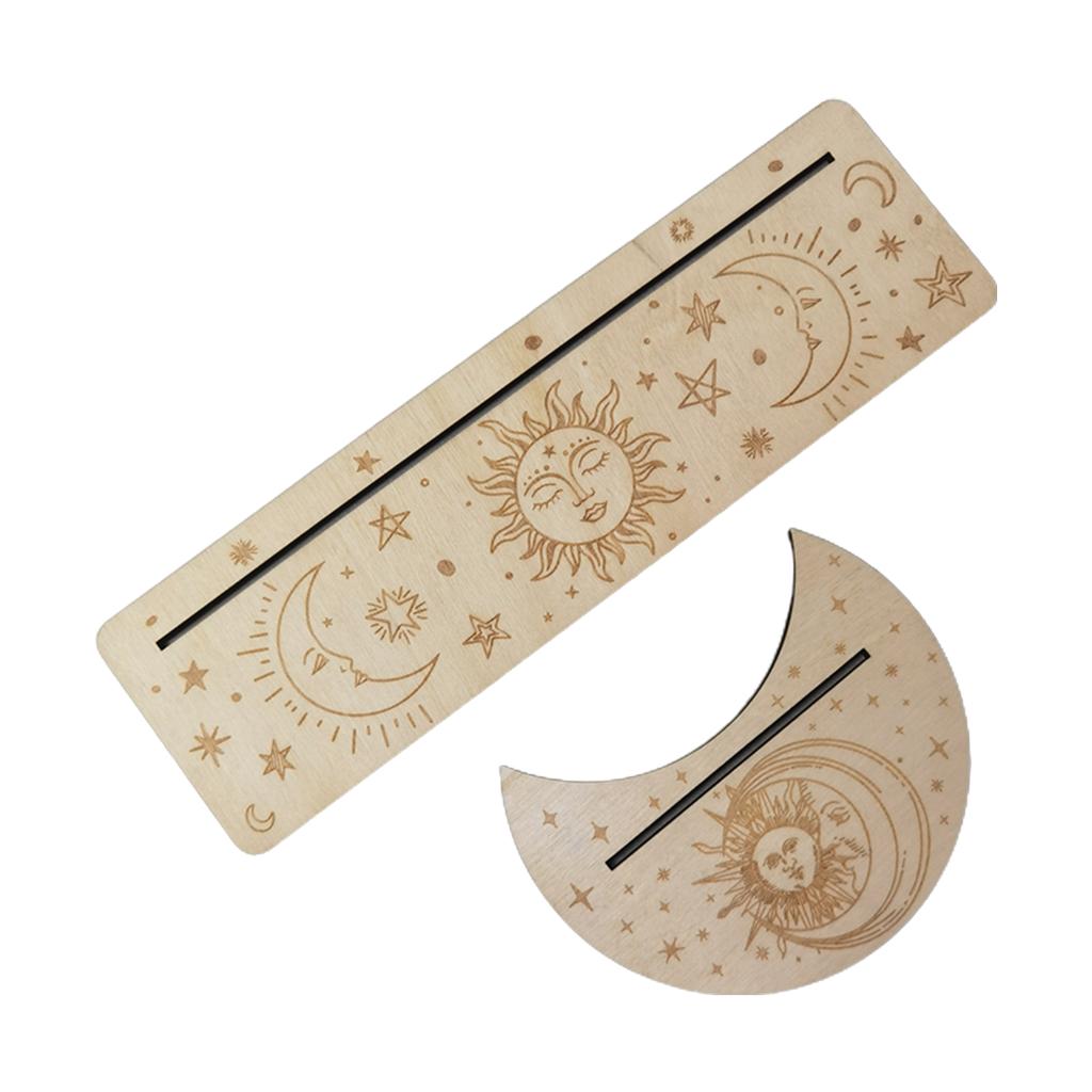 Wooden Tarot Card Holder Altar Cards Holder Display for Witch Divination Tools