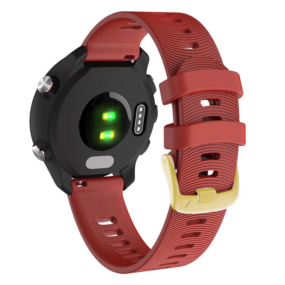 20mm Colorful Strap For Garmin Forerunner 245 245m 645 Music Vivomove 3 HR Sport Silicone Smart Watchband Bracelet
