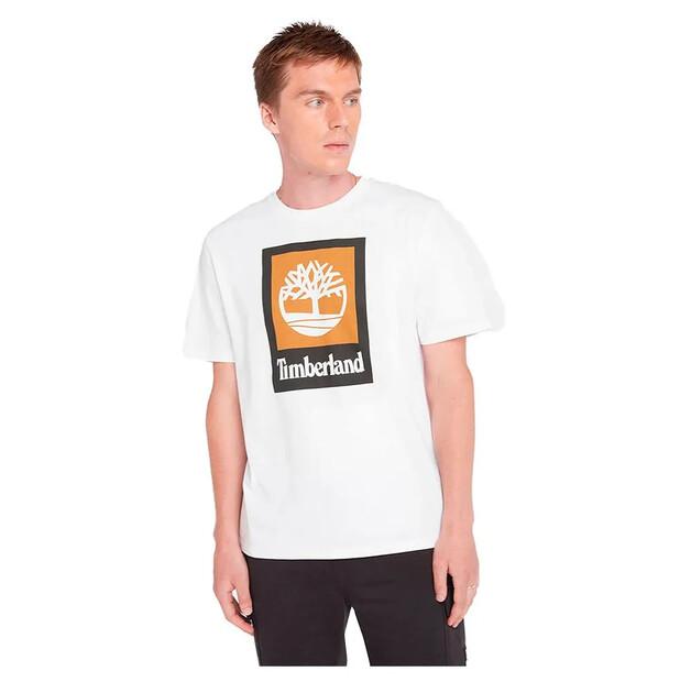 Timberland Short-sleeve T-shirt Stack Logo Colored