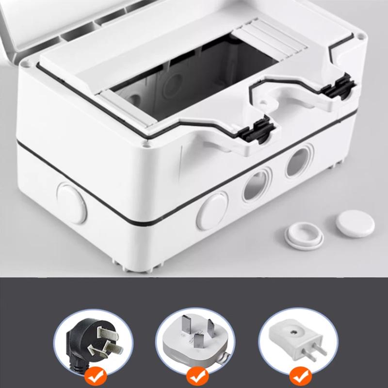 PZ30 Outdoor Waterproof Distribution Box with 5/9 Circuits, MCB, and RCD DZ47-63 Circuit Breaker