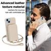 For iPhone 14/13 Case RFID Blocking Zipper Wallet Leather + TPU Phone Cover with Shoulder Strap