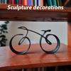 Personality Minimalist Art Bicycle Abstract Geometry Line Design Acrylic Crafts Office Desktop Home Decoration Ornaments Gifts