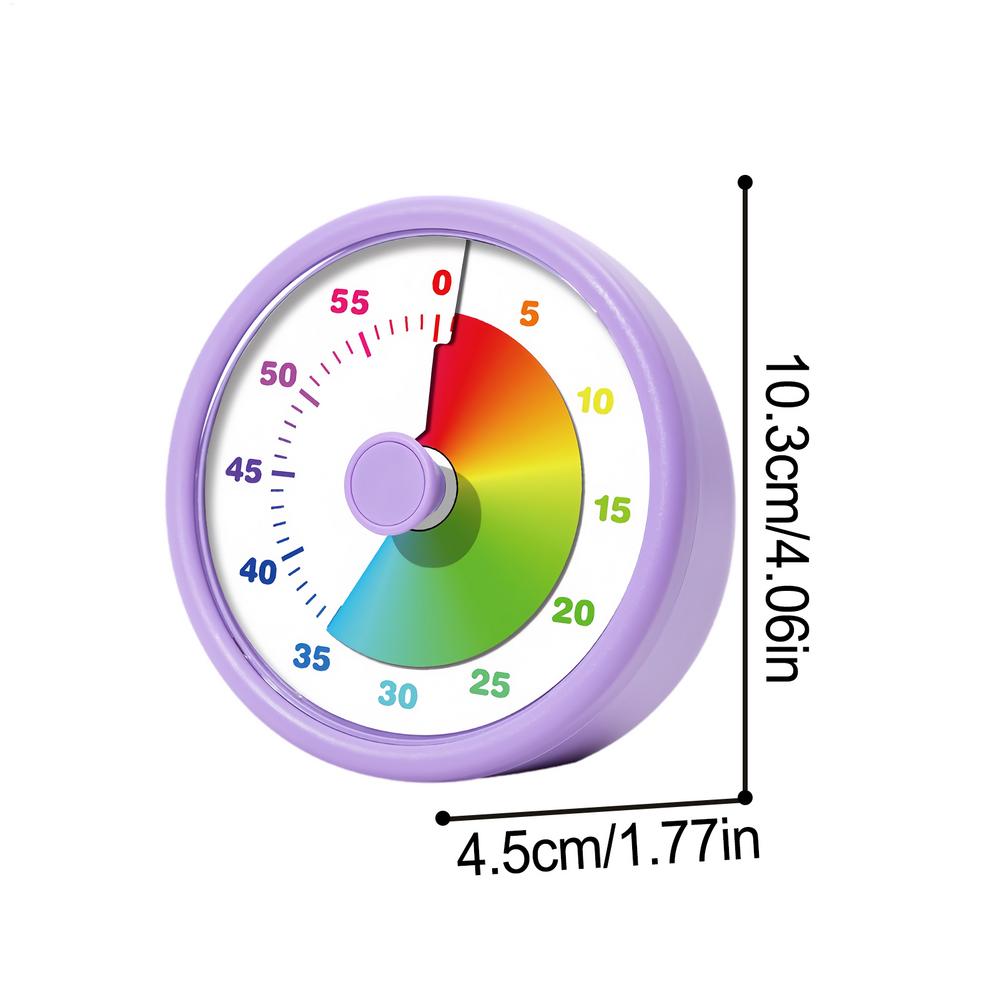 Kids Timer Visual Silent Learning Tool Digital Countdown Clock for School Classrooms Kitchens Bedrooms Libraries Desk Gyms