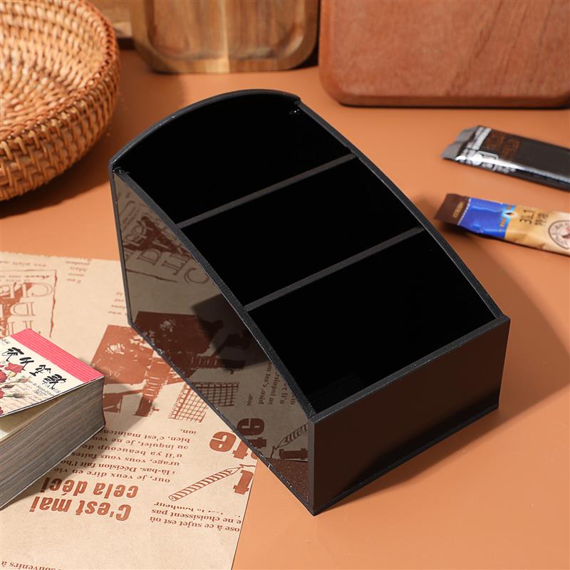 Úložný box na čajové sáčky Akrylový úložný box s přihrádkami Box na třídění kávových kapslí a sáčků s cukrem Viditelný box Kontejner Kuchyňský organizér