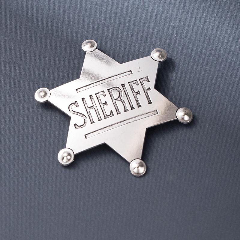 Anime Movie Zootopia Judy Rabbit Metal Police Badge Brooch, Cartoon Badge