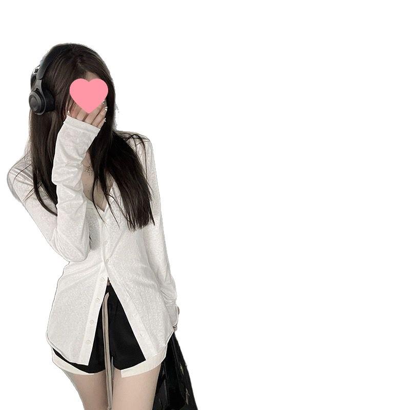 Chic Sweet & Spicy Plus Size Slimming Top for Women - Autumn Niche Design