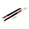 2PCS Car Side Door Vinyl Decals Racing Stripes Decals Sticker Decoration Auto Accessories For Mercedes Benz Smart Fortwo 453 451 LK8