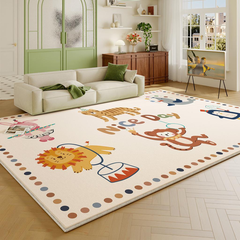 Large Area Carpets for Living Room Fluffy Soft Bedroom Decor Washable Carpet Modern Style Children's Floor Mat Thicken Plush Rug