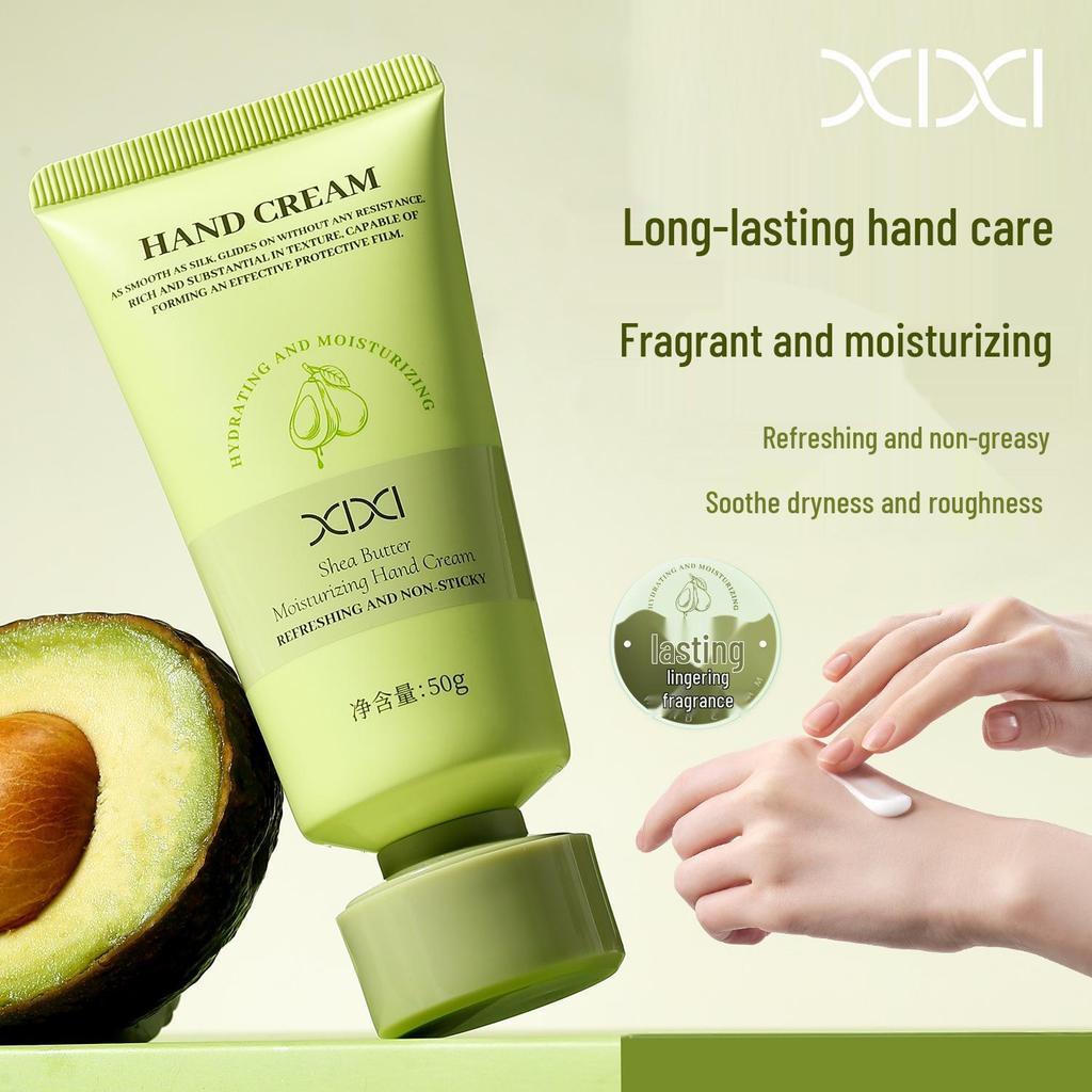 XiXi Nourishing Hand Cream: Shea Butter, Deep Moisture for Autumn/Winter, Prevents Dryness, Long-Lasting Fragrance, Non-Greasy.