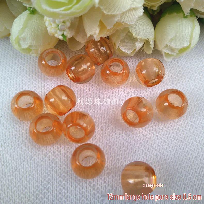10MM Transparent Acrylic Round Beads for DIY Beaded Bag & Curtain Divider Accessories