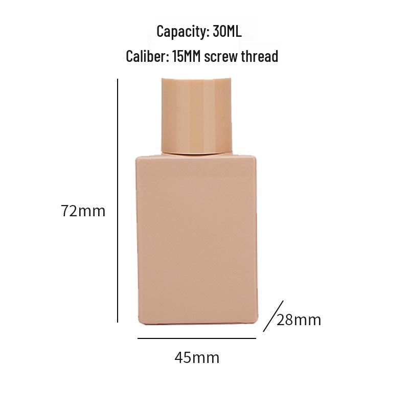High-Quality Bayonet Glass Perfume Bottle with Thickened Design and Press Spray