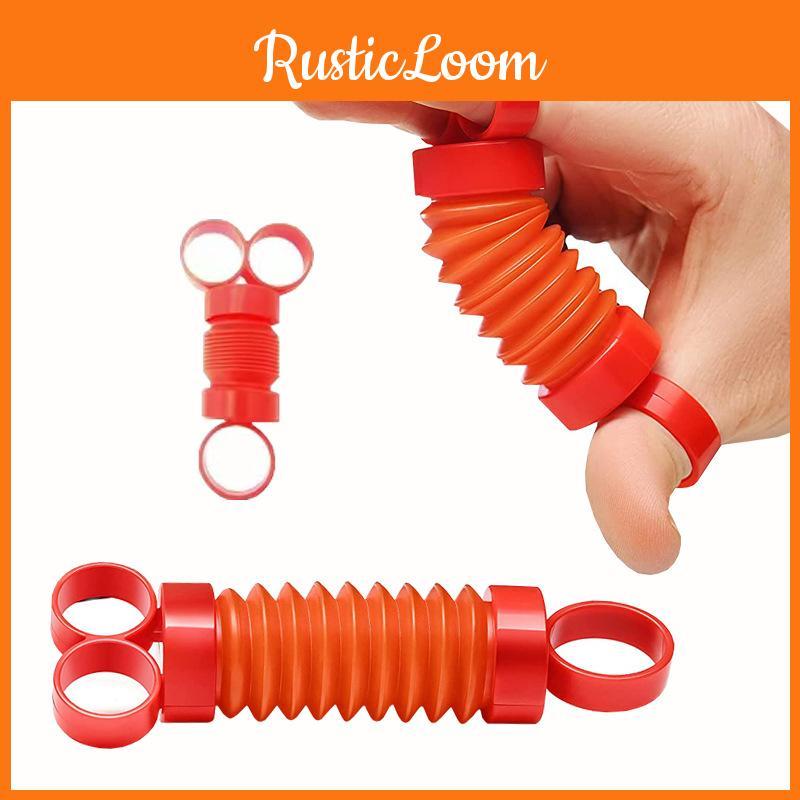 Pop Pull Finger Movement Stretch Kid Autism Stress Relief Toy