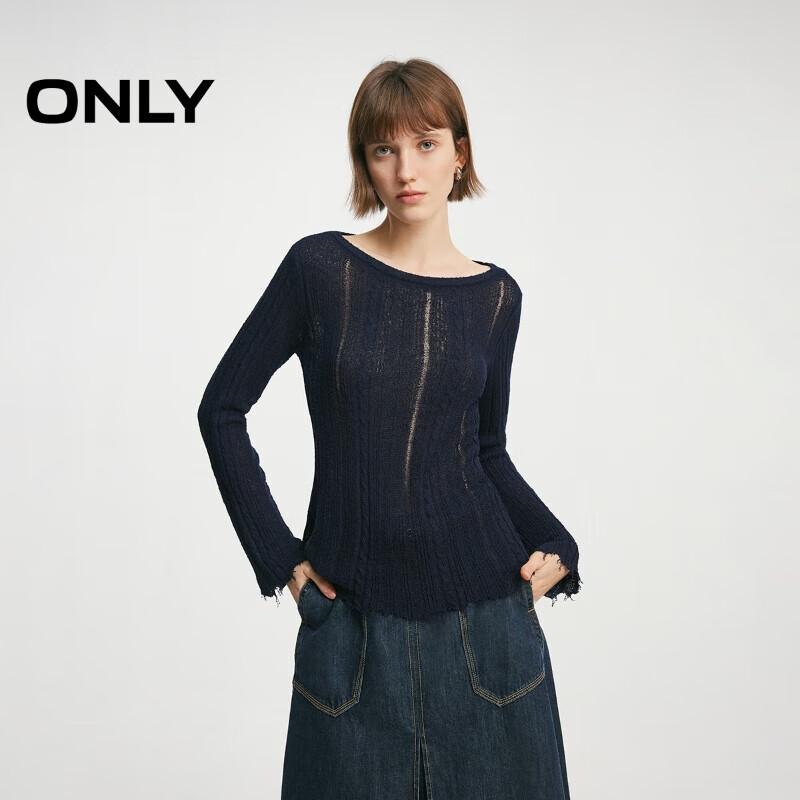 ONLY Women s Breathable Mesh Knit Sweater S