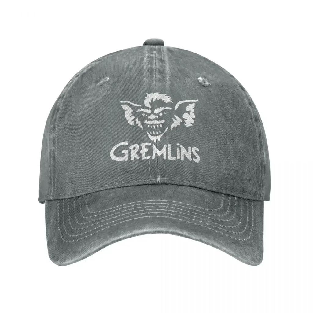 Men Women Cult Horror Gremlinse Movie Film Hats Vintage Distressed Cotton Baseball Cap Adjustable