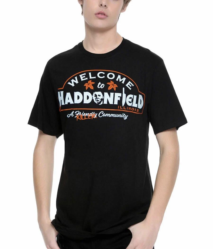 Halloween Welcome to Haddonfield Michael Myers T-Shirt M