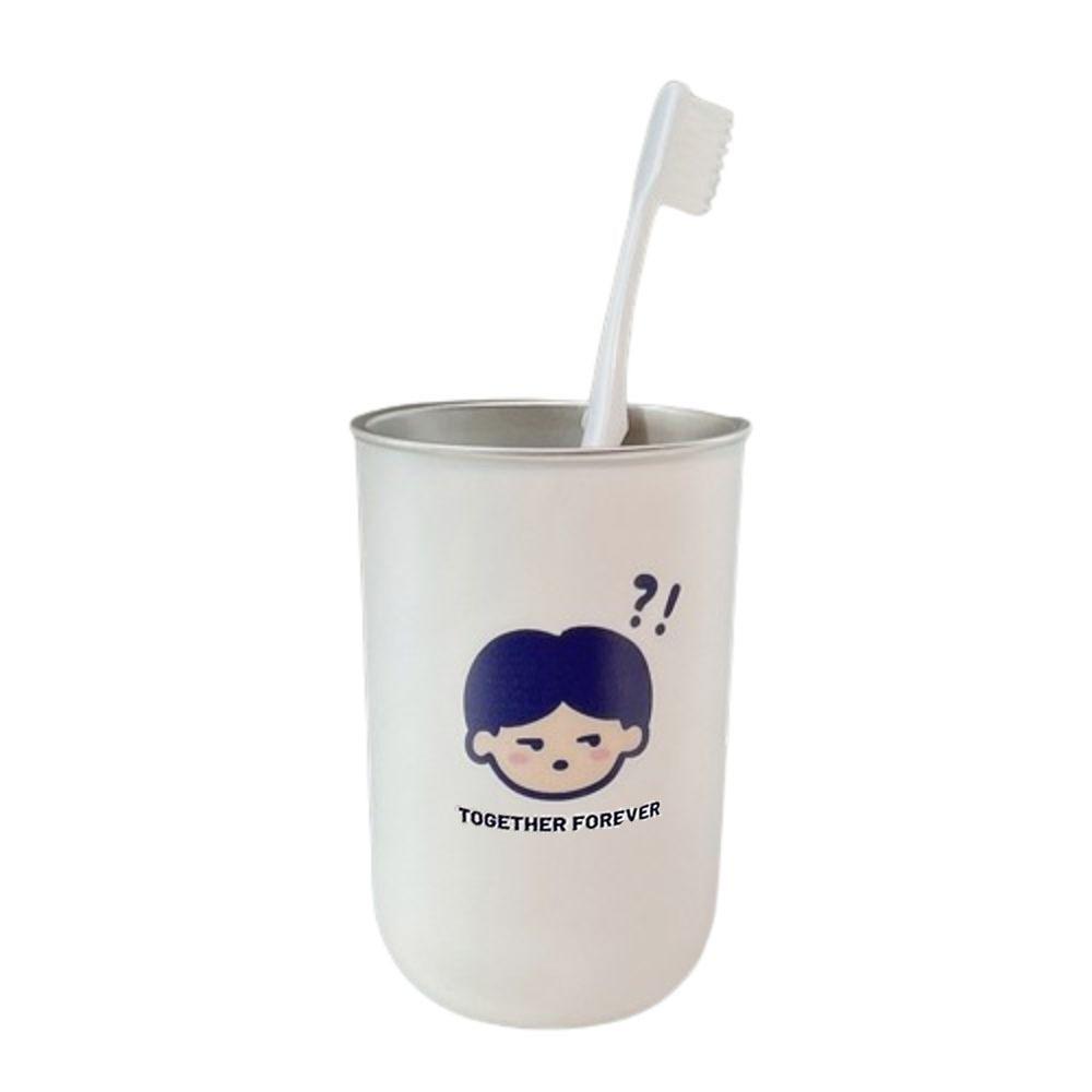 Simple Style Couple Toothbrush Cup Cartoon Rinse Cup Thick Mouthwash Cup  Gift