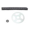 T8F Front and Rear Sprocket Chain High Strength for 47cc 49cc Mini Dirt ATV Pocket Bikes Minimo