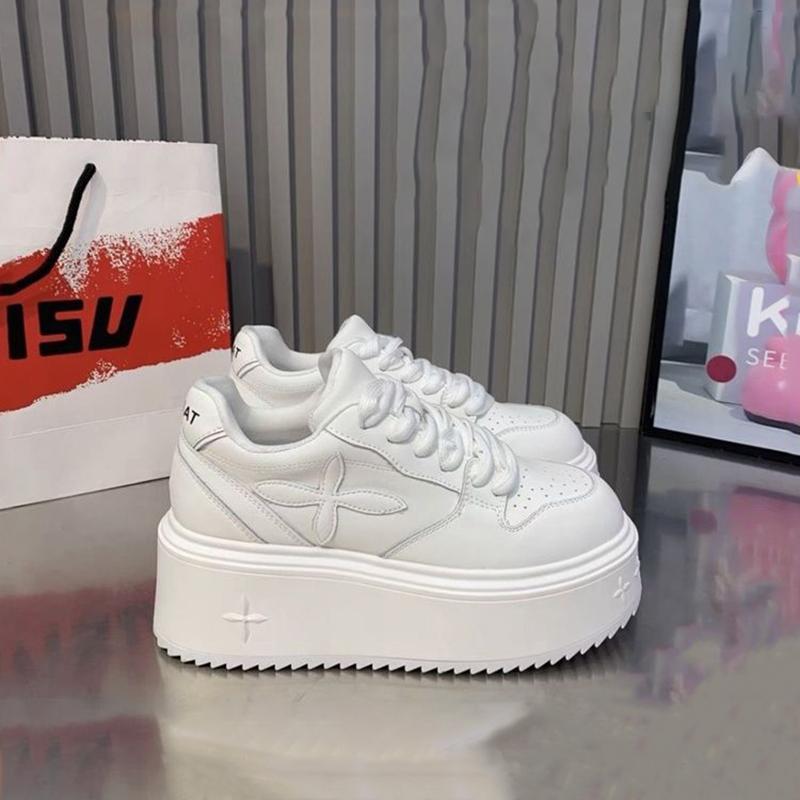 Women's Sneakers Spring Autumn Fashionable Casual Thick Soled Shoes Comfortable Platform Women