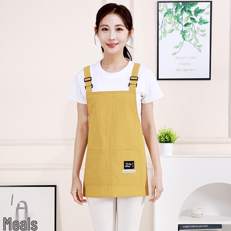 Waterproof Adjustable Strap Kitchen Apron with Custom Logo Printing