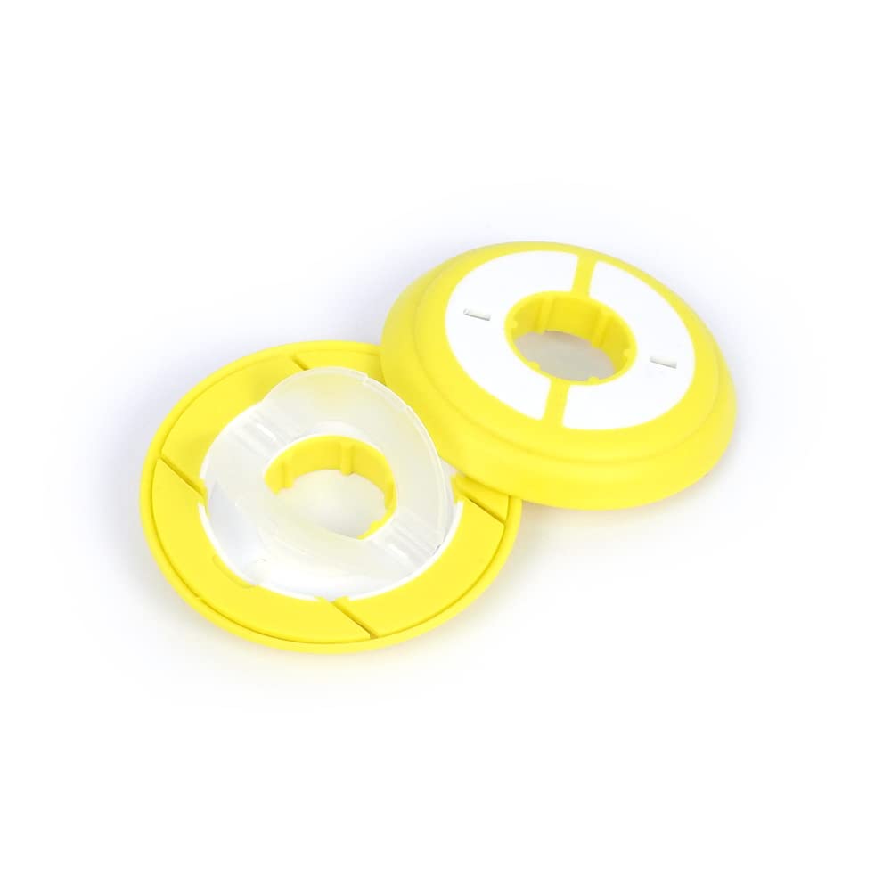 Gimmick Spool Silicone Provare (2 pieces, yellow)