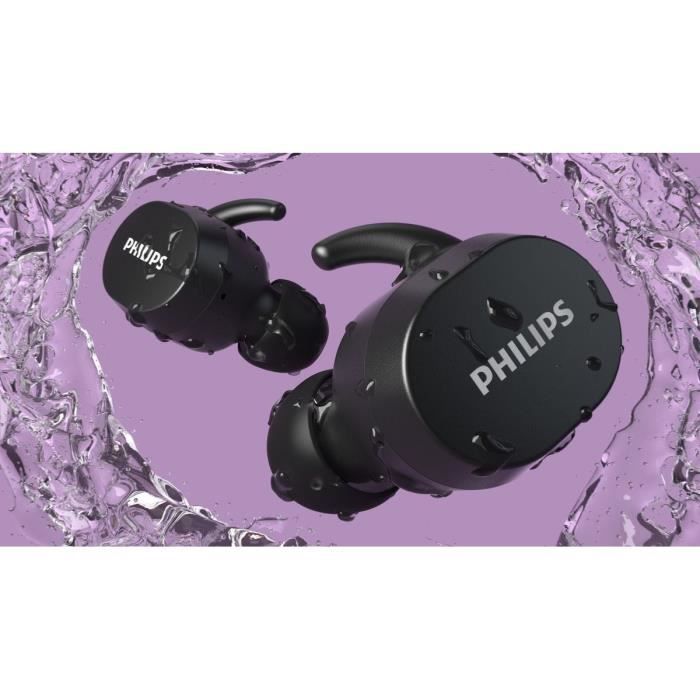 Ecouteurs sans fil - Philips - TAT3216 - Intra auriculaire - Réduction de bruit active - 24h autonomie