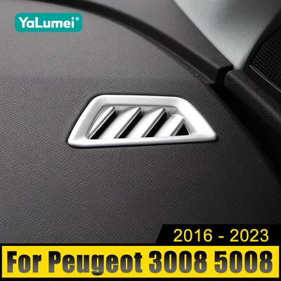 Für Peugeot 3008 5008 GT 2016 2017 2018 2019 2020 2021 2022 2023 Hybrid ABS Auto Dashboard Klimaanlage Vent Outlet cove Trim