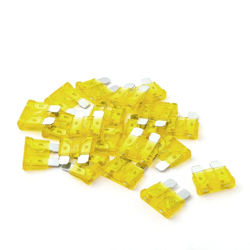 100Pcs 3 Amp Fuses HVAC ATC/ATO Stanbdard Fuse, 3A Car Fuse Blade for Automotive, Truck, Boat, Motorcycle