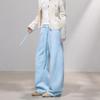 ICH MODE Pine Tea Cocoa Women's Wide-Leg Casual Pants