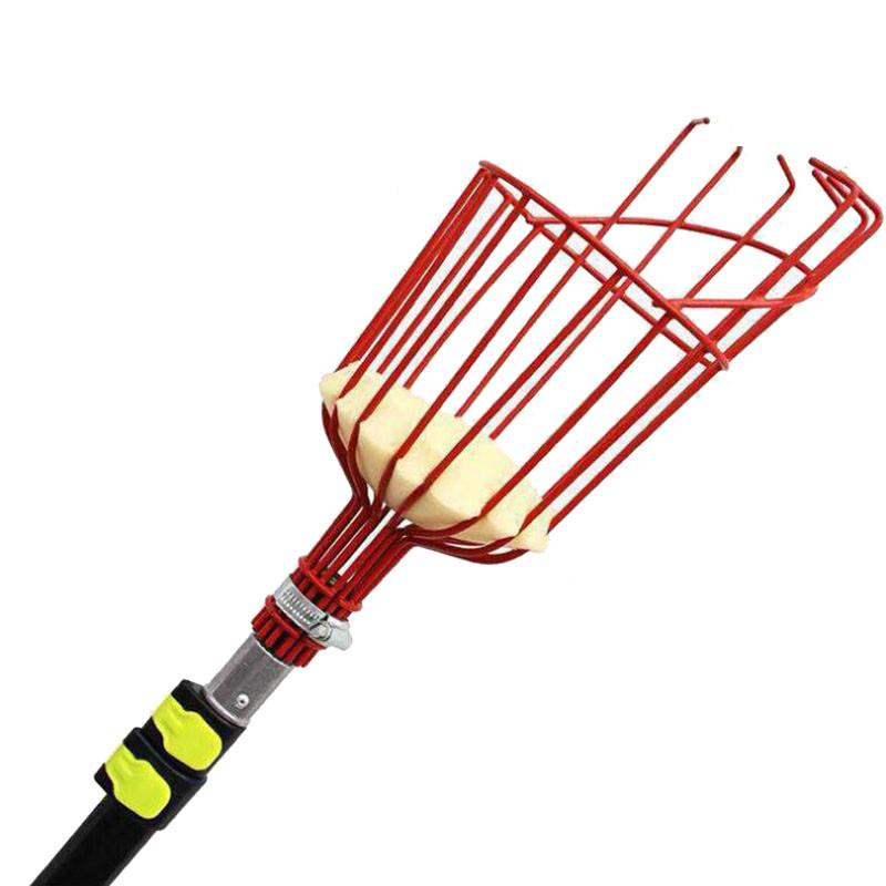 

Глубокая корзина Головка сборщика фруктов Удобный ловец для сбора фруктов Яблочно-персиковый сбор Ферма Устройство для сбора сада Сад